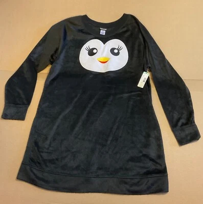 JOE BOXER Long Sleepwear Nightgown Plush Soft Cozy Microfleece Fleece Penguin XL - Image 1 of 4