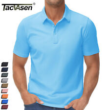 Men's Casual Polo Shirts Short Sleeve Quick Drying Golf Sport Jersey Summer Tops