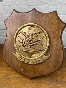 1979 Commander's Naval Aviation Plakette VAW-112 Golden Falks, Nachlassfund! - Bild 1 von 7