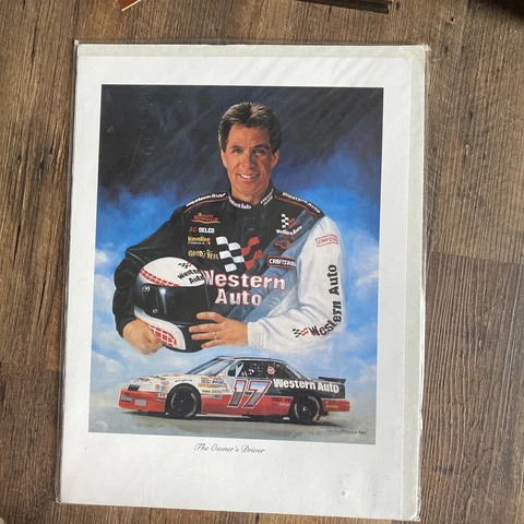 Unframed Print The Owners Driver Western Auto #17 Darrell Waltrip by Jean Barnes Cover