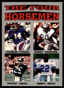 The Four Horsemen Emmitt Smith Barry Sanders Thurman Thomas Rocket Ismail RARE! - Picture 1 of 3