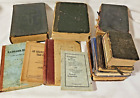 Lot of 10 Antique Finnish Religious Bible Books 1886-1915 All Need Repair