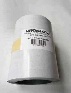 145 PTAG Fisch Papier Rolle Kleber Rückseite 5 Zoll x 25' x 0,010 Zoll Dunkelfarbiges Papier - Bild 1 von 1