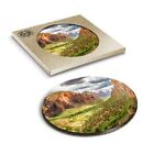 1 X Boxed Round Coasters   Zion National Park Utah Usa 16505