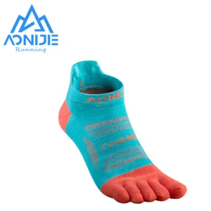AONIJIE Athletic Five Toe Socks Toesocks Running Marathon Race Trail - Picture 1 of 20