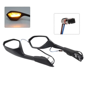 Side Rear View Mirrors w/ Turn Signals Fit For BMW S1000RR 2019-2024 2022 - Picture 1 of 15