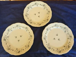 Johann Haviland Bavaria Germany Blue Garland - Set of 3 - 10" DINNER PLATES - Picture 1 of 4