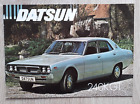 Datsun 240K GT Skyline Broschüre um 1974