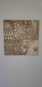 Wandbehang aus abstraktem Harz - Bild 1 von 2