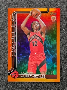 2025-26 Topps Flagship Collin Murray-Boyles Orange Rainbow Rookie RC /25 - Picture 1 of 2
