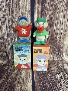 1990 McDonald's Rescuers Down Under Vintage Ornaments Bernard & Miss Bianca - Picture 1 of 11