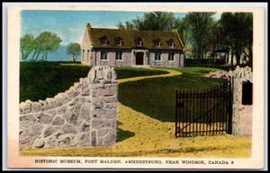 AK HISTORISCHES MUSEUM, FORT MALDEN, AMHERSTBURG, BEI WINDSOR, KANA T107 - Bild 1 von 2