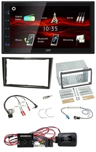 JVC USB Bluetooth Lenkrad DAB 2DIN Autoradio für Opel Corsa D Klavierlack 09-14 - Bild 1 von 13