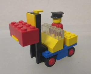 De colección/Excelente LEGO Legoland Horquilla Elevador con Driver Town Set 425 615 Completo - Imagen 1 de 4