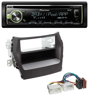Pioneer DAB USB MP3 AUX CD Autoradio für Hyundai Santa Fe (ab 2012) - Bild 1 von 4