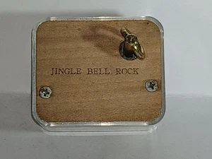 De colección Sankyo Japón Jingle Bell Rock Caja de Música/Joyero Movimiento de Música - Imagen 1 de 11