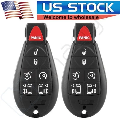 2 para Chrysler Town & Country Volkswagen Routan 2016 sistema de entrada remota sin llave Foto 1 de 4