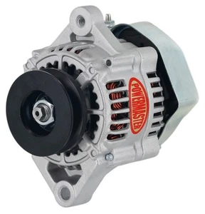 Alternador de carrera Powermaster 8173 Denso-Style 93 mm 75 amperios 1 cable 12 voltios correa en V P - Imagen 1 de 10