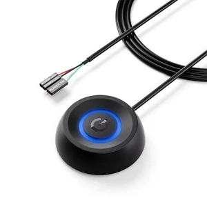with 1.8m Cables PC Power Button Switch for Desktop Computer - Afbeelding 1 van 11