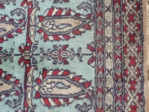 Kleiner Orientteppich Perser Teppich Läufer Wolle Wollteppich handgeknüpft - Bild 1 von 5