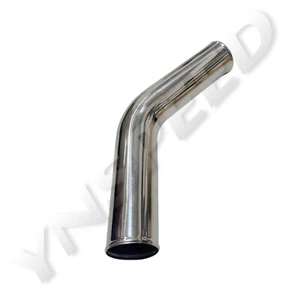 US 2.25" OD 45 Degree Mandrel Bend Aluminum Turbo Intercooler Pipe Piping 600MM - Picture 1 of 13