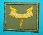 Second Class Scout Rank Badge Cut Edge Gum Back Fine Twill 1965 1971  8974