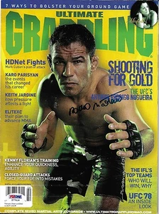 Antonio Rodrigo Nogueira Signed Feb 2008 Ultimate Grappling Magazine PSA/DNA UFC - Picture 1 of 8