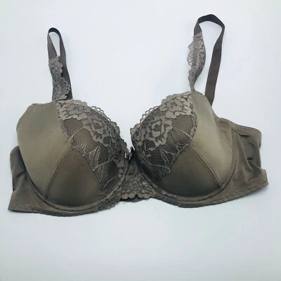 Sujetador JONES NEW YORK 38C Marrón Forrado con Aros 326431 Encaje Recortado (B1) Foto 1 de 4