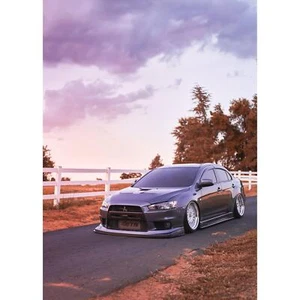 Mitsubishi Evo 10 High Resolution Car Poster #024 - Picture 1 of 13