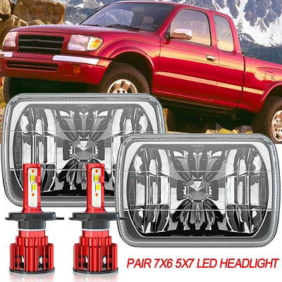 For Pontiac Phoenix 2.5L 3.8L 5.0L 5.7L 1978-1984 Pair 5X7" 7x6 LED Headlights - Image 1 of 4