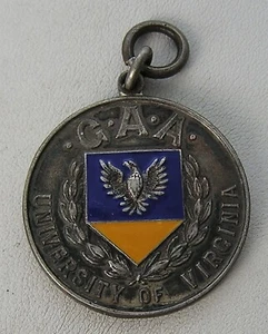 1909 University of Virginia G.A.A. Sterling So. Intercollegiate Shot Put Medal - Picture 1 of 5