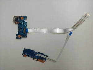 HP 17-BY3021DX 17-BY0053CL SD Card Reader USB & Touchpad Button Board Set - Picture 1 of 4