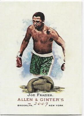 2007 Topps Allen and Ginter #82 Joe Frazier Baseball Card Heavyweight Boxing  - Image 1 of 2