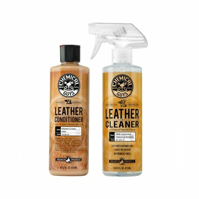 Chemical Guys SPI_109_16 16 oz Leather Cleaner and Conditioner Care Kit