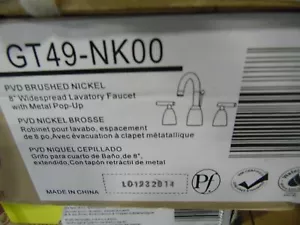 Price Pfister GT49-NK00 Rubinetto Lavabo 8" con Metallo Pop-Up PVD Nichel Spazzolato - Foto 1 di 2