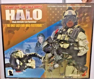 Hot Toys U.S Navy Seal Team 2 HALO Jumper 12" High Detail rare Action Figure - Image 1 of 4