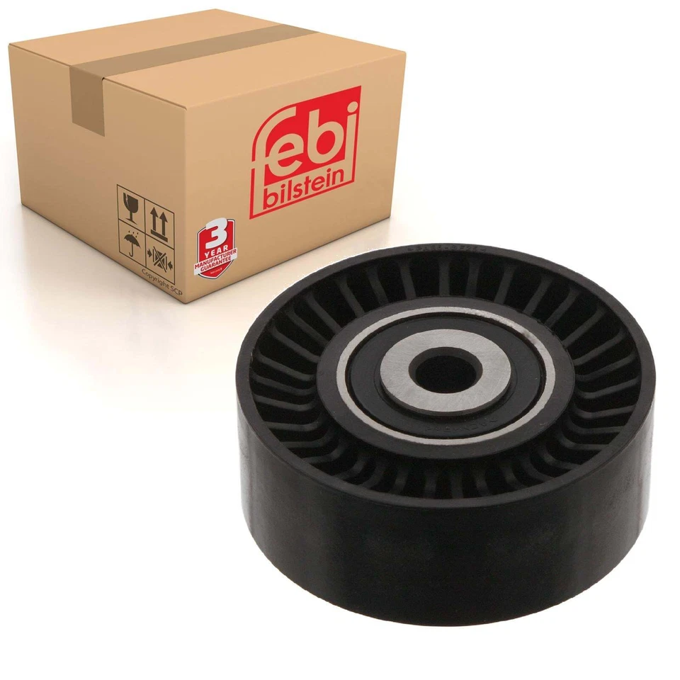 Auxiliary Belt Idler Pulley Fits Land Rover Freelander Ford Galaxy Mo Febi 33880 - Image 1 of 3