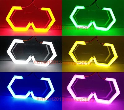 Anillo halo hexagonal RGB para Lexus IS220 IS250 IS F faro LED ojo de ángel multicolor Foto 1 de 4