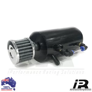 Oil Catch Can Vented For SUBARU WRX STI LIBERTY LEGACY EVOLUTION SUPRA BRZ VL - Foto 1 di 4