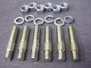 Ford Kent Crossflow H/T ZINC Plated Exhaust Manifold STUD, Nut & Washer Kit - Picture 1 of 5