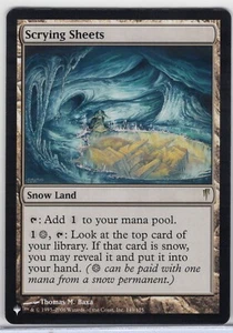 1x Scrying Sheets - The List - Near Mint - Imagen 1 de 1
