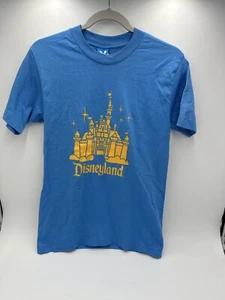 Camiseta mediana para hombre Disneyland Castillo de Cenicienta puntada única EE. UU. azul vintage - Imagen 1 de 16