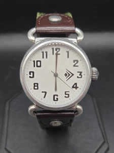 SILPADA Reloj Hombre Cuarzo T2126 Vintage Estilo Militar 40mm Plateado Japonés - Imagen 1 de 17