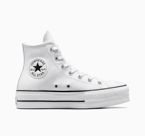 Converse Women Chuck Taylor All Star LIFT Hi Size 5-10 White/Black/White 561676C - Picture 1 of 5