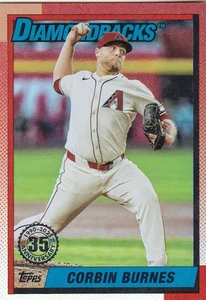 2025 Topps Update '90 35th anniversary Corbin Burnes card #U90-45.  nrmt-mt - Picture 1 of 1
