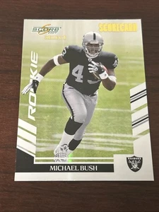 2007 Score Select Rookie Scorecard /100 Michael Bush #356 Rookie RC - Picture 1 of 2