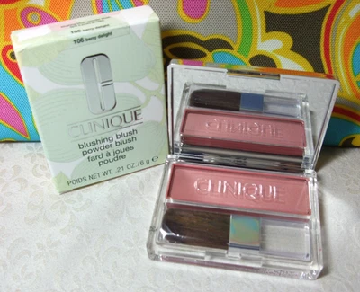 Rubor en polvo Clinique Blushing en Berry Delight .21 oz FS nuevo en caja Foto 1 de 4