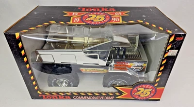 1990 Tonka Silver Edition 25th Anniversary Mighty Dump Truck #2500 NIB Sealed - image 1 of 4