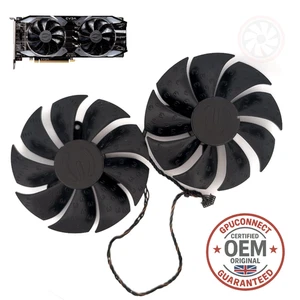 EVGA RTX 2060 2070 2080 2080Ti SUPER XC - GPU Fan Set (15mm) - ORIGINAL OEM - Picture 1 of 19