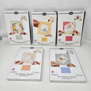 (5) Sizzix Stephanie Bernard Flip Its 657587, 657588, 658702, 658703, 658704 - Picture 1 of 22